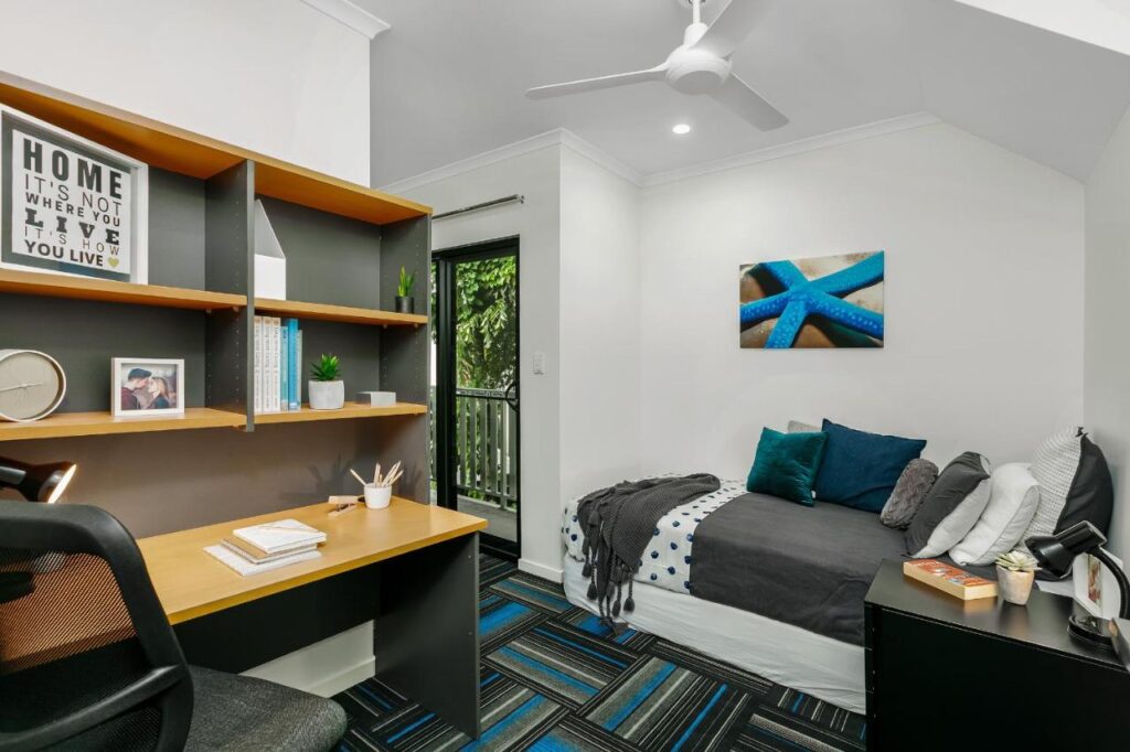 Private room with outdoor access at MiHaven Shared Living Gatton St