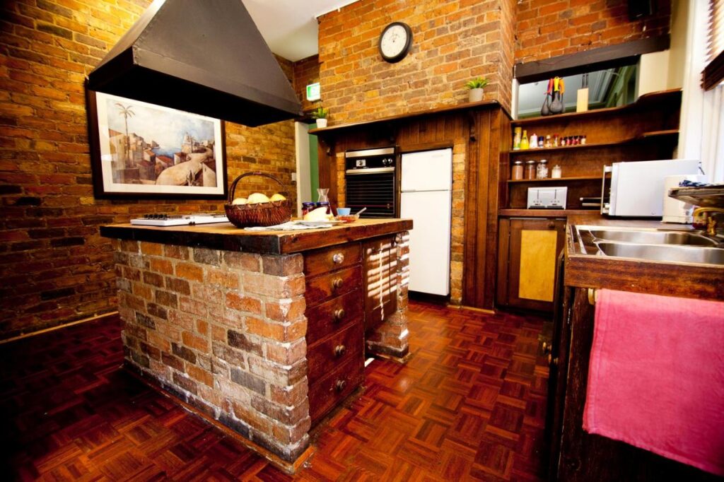 A homely kitchen for you to kook your meals while you stay a night or two at The Nunnery Accommodation